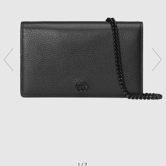 Gucci GG MARMONT CHAIN WALLET blk/blk - Picture 5 of 5